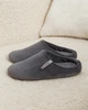 Тапочки домашние велюровые закрытые Графит Maybel 38-39 (3352_3) - изображение 4