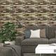 Самоклеющаяся декоративная 3D панельSticker Wall под кирпич микс 700x770x6мм Коричневый (343) SW-0890 - изображение 5