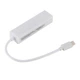 Концентратор Ethernet адаптер Type-C 3.1 на RJ45 LAN (100 Мбит/с) + 3 port USB 2.0 (485990) - изображение 11