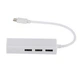 Концентратор Ethernet адаптер Type-C 3.1 на RJ45 LAN (100 Мбит/с) + 3 port USB 2.0 (485990) - изображение 12