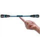 Двухсторонняя гелевая ручка для пенспиннинга / Pen spinning трюковая ручка-спиннер / антистресс, черный с голубым (87172765) - изображение 3