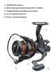 Котушка Brain Apex Double Baitrunner 3000 6+1BB 5.1:1 (112759) 1858.41.67 - изображение 1