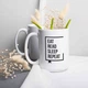 Кружка "Eat Read Sleep Repeat", Белый, английский, Крафтовая коробка, 425 мл - изображение 2