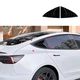 Накладки на окна задней двери Tesla Model 3 2017-2019 уголки жабры 2шт цвет Черный - изображение 6