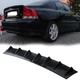 Накладка на задний бампер Volvo S60 акули плавники канарды универсальная черного цвета - изображение 1
