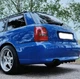 Накладка на задній бампер Audi A4 универсал акулі плавці канарди універсальна чорного кольору - зображення 5