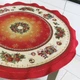 Скатерть Maystat Колядники гобеленовая Ø 110 см красная (0033-R110) - изображение 2