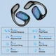 Бездротові сенсорні bluetooth навушники New Bee DYY-15 для занять спортом Biege - зображення 5