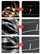 Світлодіодна гірлянда вулична Sun Lamp 1000 led, 100 метрів вуличних садових ліхтарів, 8 функцій, 220в - зображення 3