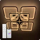 Люстра светодиодная 517 Light 3color с пультом 240Вт Хром (01176) - изображение 4