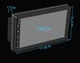 Автомагнітола сенсорна 7" 2din GPS Android 13 Wifi Bluetooth \ 4Ядра \16 Gb ROM \ 2 Gb RAM\ коротка база CP606 + камера заднього огляду - изображение 4