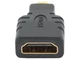 Адаптер HDMI->microHDMI (F/M) Cablexpert, чорний (A-HDMI-FD) - зображення 2