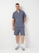 Шорты хлопковые длинные мужские Olis-style Муслин 52 Графитовые (ROZ6501012937) - изображение 3