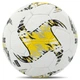 Мяч футбольный профессиональный №5 SOCCERMAX (PU, Белый-желтый) (FB-9493_Белый-желтый) - изображение 2