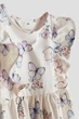 Сукня з джерсі з воланами бежева в метелики H&M 98-104см (400098016) - зображення 2