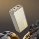 Павербанк PowerBank зі швидкою зарядкою 33W 10000mAh HOCO Q27 |1USB/2Type-C, 22.5W+PD33W| Золотий - зображення 5