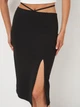 Спідниця міді жіноча H&M 0-2179 S Чорна (KAY2000001516188) - зображення 4