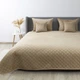 Покрывало ТЭП "VELOUR" 180*240 см золотой беж/ромб круглый - изображение 1