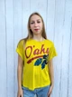 Футболка с надписью Zara Желтая (9981 L/30) - изображение 5