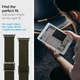 Нейлоновый ремешок Spigen для Apple Watch серии SE / 6 / 5 / 4 (42/44mm) - Band Lite Fit, Khaki (AMP02288) - изображение 4