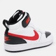 Подростковые кеды для мальчика Nike Court Borough Mid 2 Gs CD7782-110 37.5 (5Y) Белые (194957437719) - изображение 4