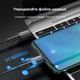 Кабель шнур Type-C на Type-C 100W 5A 3м KUULAA швидкої зарядки Power Delivery PD 3.0 QC 4.0 зарядний провід тайп сі для ноутбука MacBook смартфона телефону планшета довгий 3 метри міцний в нейлоновому обплетенні передачі даних - зображення 4