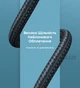 Кабель шнур Type-C на Type-C 100W 5A 3м KUULAA швидкої зарядки Power Delivery PD 3.0 QC 4.0 зарядний провід тайп сі для ноутбука MacBook смартфона телефону планшета довгий 3 метри міцний в нейлоновому обплетенні передачі даних - зображення 8