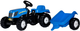 Traktor Rolly Toys rollyKid New Holland z przyczepą Niebieski (4006485013074) - obraz 1