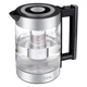 Электрический Чайник Электрочайник HOCO Kitchen high boron glass electric kettle HA01A |1.8л Стекло| Серый - изображение 5