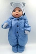Комбинезон голубой - зимняя одежда для пупса Baby Born - ТМ Лапси-Лапси - изображение 1
