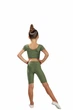 Костюм для танцев Dance&Sport N218 бифлекс L/122-128 Хаки - изображение 2