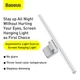 Десктоп-лампа скринбар BASEUS i-wok Series USB Asymmetric Light source Screen Hanging Light (Youth) (DGIWK-B02) черная - изображение 11
