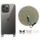 Чохол Apple iPhone 14 Pro Max (6.7") Epic TPU Transparent Straps Green/Red - зображення 1