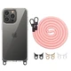 Чохол Apple iPhone 14 Pro Max (6.7") Epic TPU Transparent Straps Light Pink - зображення 1