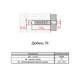 Дюбель 12х60 нейлон под шуруп ⌀8-10мм (25шт.) [92T2L000092T212600] T6 Elematic - изображение 2