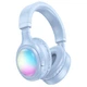 Беспроводные наушники Hoco W48 накладные с LED подсветкой blue - изображение 2