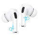 Беспроводные TWS наушники Hoco EW63 вакуумные white - изображение 6
