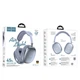 Беспроводные наушники Hoco W35 Air Triumph накладные blue - изображение 4