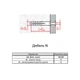 Дюбель 16х120 нейлон под шуруп ⌀12мм (50шт.) [92100000092116A20B] N Metalvis - изображение 2