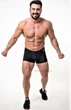 Плавки для бассейна и пляжа спортивные мужские боксёрки ACTIX черные [серия PRO] [M33305-L] L - изображение 1