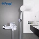 Cмеситель для ванны однорычажный с коротким изливом FRAP H45 белый латунь F3245 - изображение 2