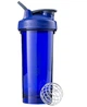 Спортивная бутылка шейкер BlenderBottle Pro 940 мл с округлой основой для легкого смешивания без запахов цвет циан - изображение 1