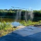 Генератор туману з латунними форсунками на стійках Сім-Сім - літній освіжаючий портал - туманоутворювач для дачі, будинку, присадибної ділянки - зображення 2
