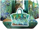 Дизайнерская сумка ArtBag Luxury-Creator ИРИСЫ Рисунок на сумке художественная роспись пейзаж цветы синие и белые ирисы ручная работа - изображение 11