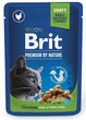 Вологий корм для стерилізованих котів зі шматочками курки Brit Premium Cat Chicken Slices for Sterilised pouch 100 г - зображення 1