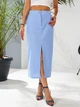 Fashions • Женская юбка-миди Лаура Fashions 52 голубой (1604-аз) - изображение 6