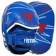 Лапа изогнутая кожаная (2шт) Fistrage Pro Fight 9351 размер 22х17х4см Blue-White-Red - изображение 1