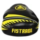 Лапа изогнутая кожаная (2шт) Fistrage Intense Fighter 9357 размер 23х17х4см Black-Yellow - изображение 8