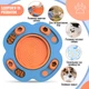 Интерактивная миска для собак, лабиринт для медленного кормления Orange/Blue (DOG-INTERACT-80-OB) - изображение 2