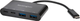 USB Hub Kensington CH1000 4-port USB Type-C Hub Black (K39124EU) - obraz 1